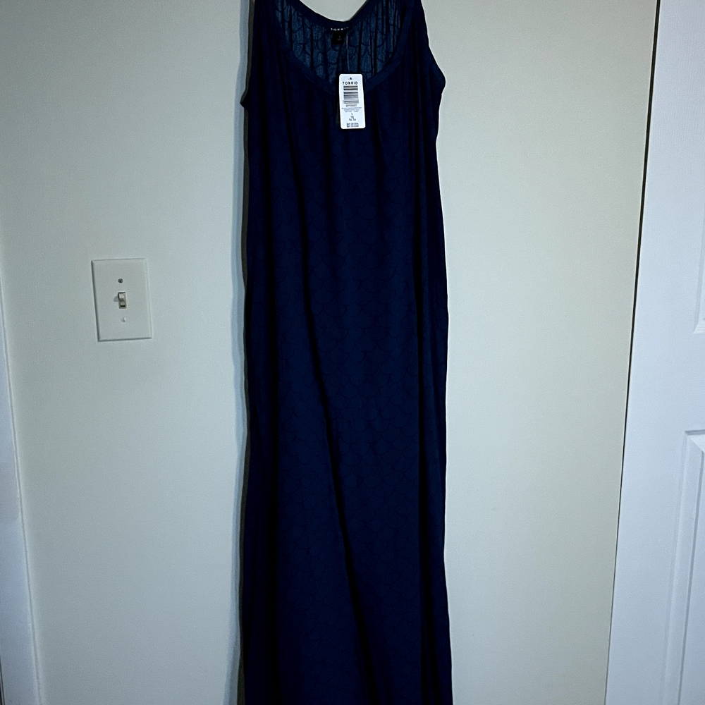 Torrid Dark Blue Maxi Dress
